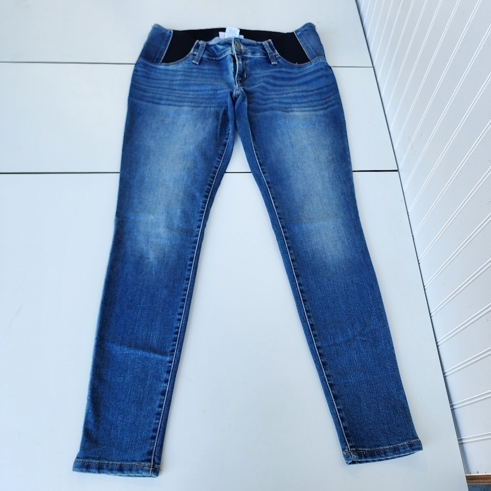 Isabel Maternity By Ingrid & Isabel Jeggings Jeans Womens Blue Denim Mid 2 / 26R